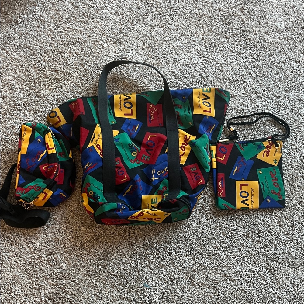 Yves Saint Laurent Multicolor Love Shoulder Bag Set of 4